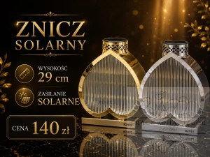 Znicz Solarny Premium "Serce Światła"