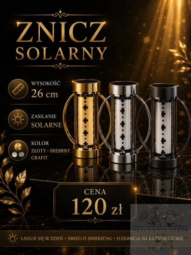 Znicz Solarny Premium "Blask Obręczy"