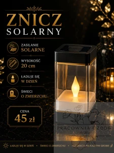Znicz Solarny "Płomień Pamięci" 