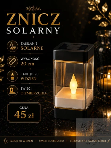 Znicz Solarny "Płomień Pamięci"