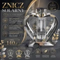 Znicz Solarny Premium Serce