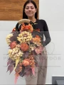 Kompozycja w ukośnym sercu " Jesienne Wspomnienie"