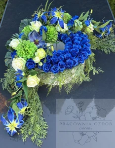 Kompozycja koło "Chaber i Seledyn"