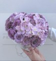 FlowerBox z kwiatów mydlanych " Lawendowe Serce"