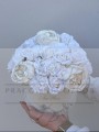 FlowerBox z kwiatów mydlanych " Biała Elegancja"