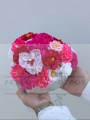FlowerBox z kwiatów mydlanych " Róż i Biel"