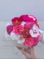 FlowerBox z kwiatów mydlanych " Róż i Biel"