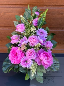 Kompozycja nagrobna "Różowa Pamięć"