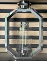 Znicz nagrobny " Geometryczna forma black silver"