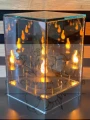 Lustrzany Znicz LED 3D – Nowoczesny Efekt Nieskończonego Płomienia
