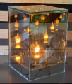 Lustrzany Znicz LED 3D – Nowoczesny Efekt Nieskończonego Płomienia